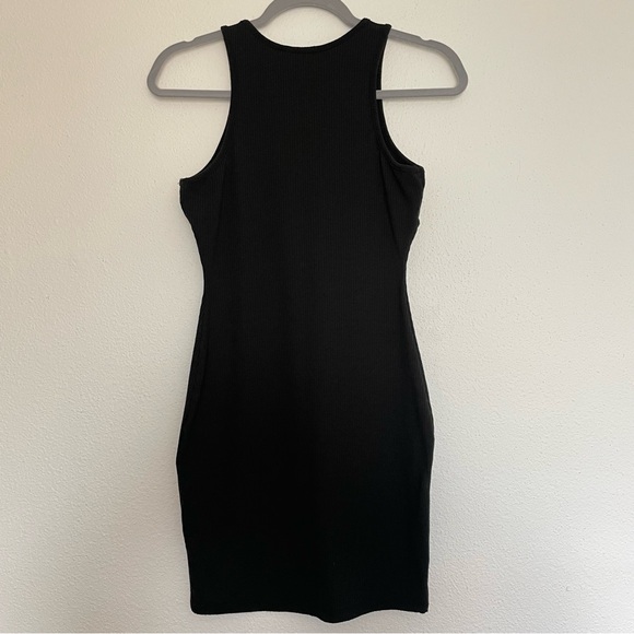 Lovely Day Bodycon Mini Little Black Dress MEDIUM - Picture 3 of 4